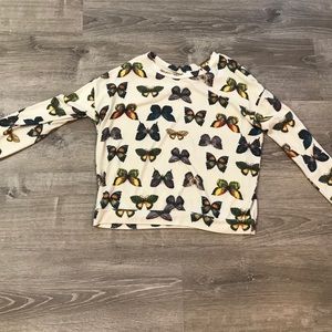 Super cute butterfly vintage sweater